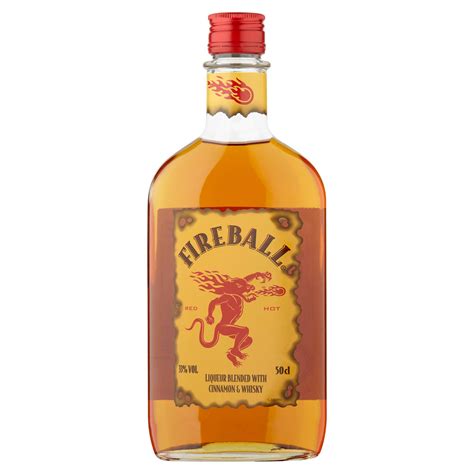 fireball cinnamon malt alcohol content.